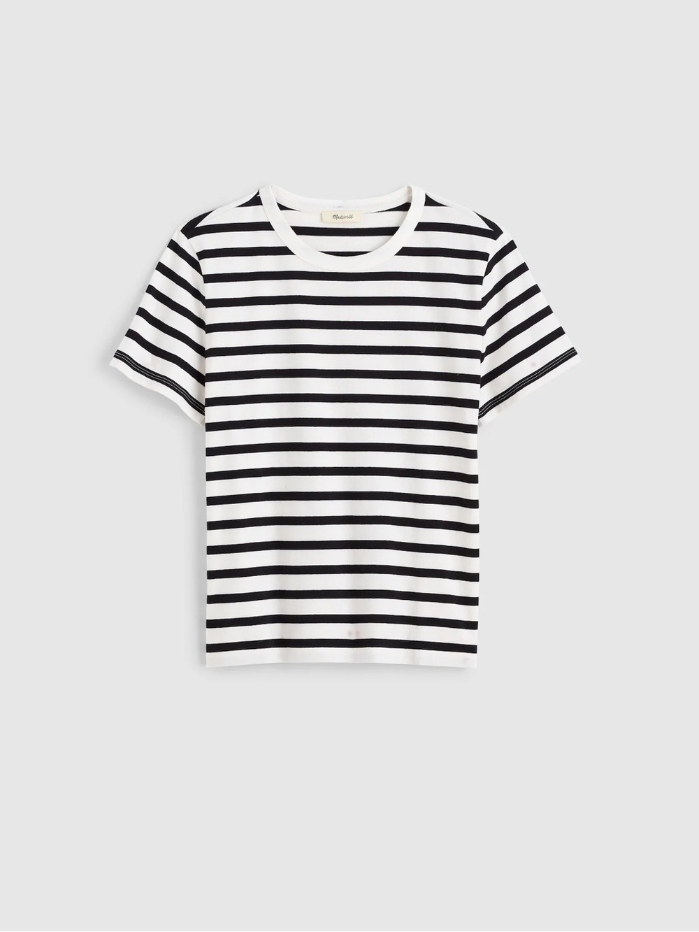 Madewell The Perfect Crewneck Tee in Allday Jersey L